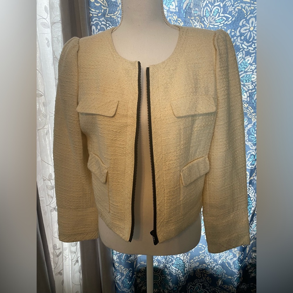 WORTHINGTON jacket flecks of sparked thread throughout size Petite Large